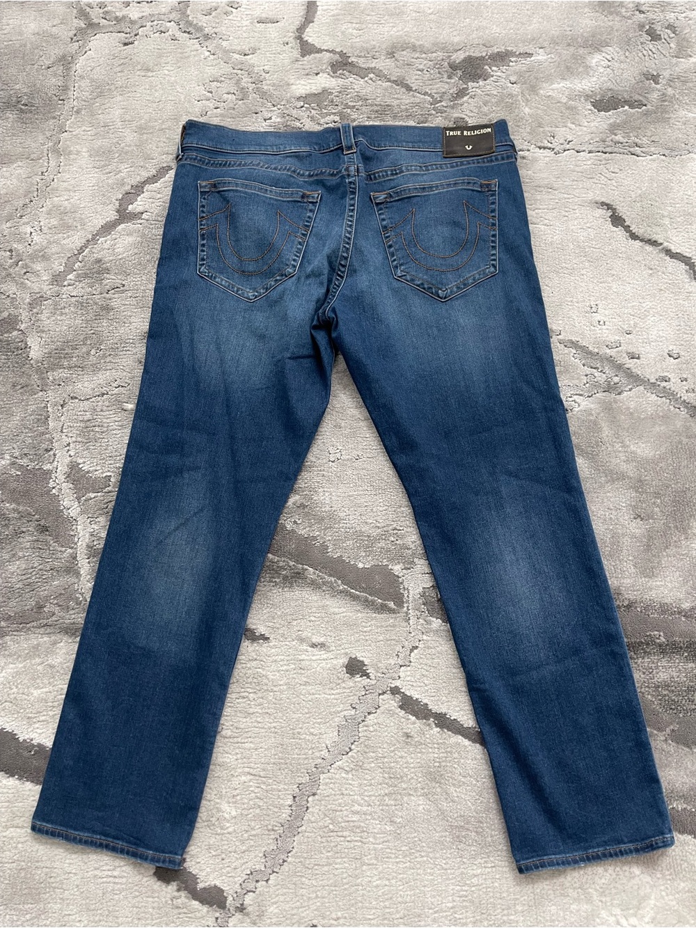 True Religion Geno Relaxed Slim Medium Blue Mens Jeans W40 L32